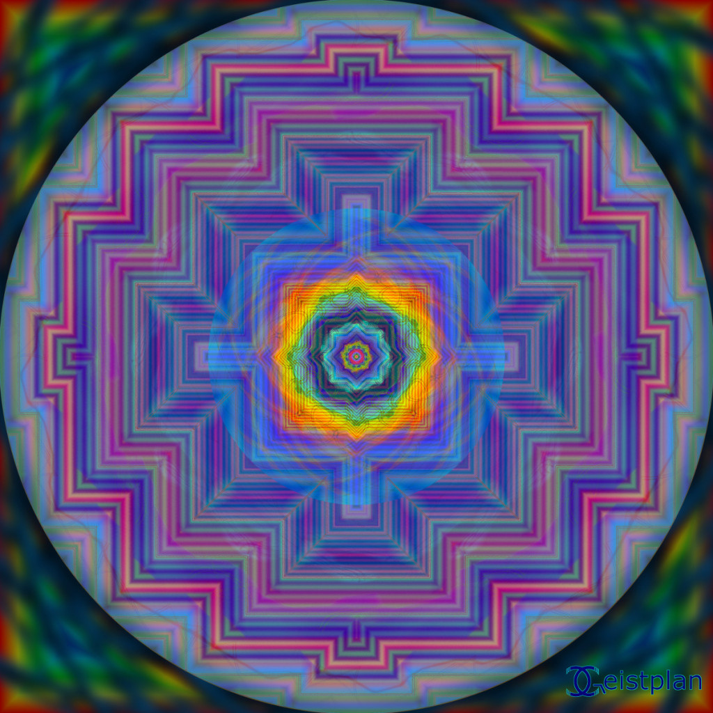 Mandala von Geistplan ("Mandala der Buntfraktale")