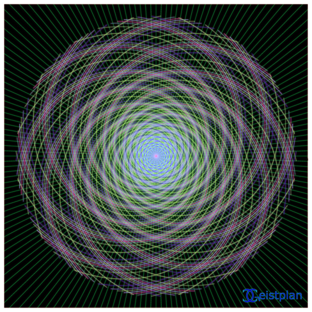 Mandala von Geistplan ("Fibonacci-Tunnel")