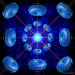 psychodelisches Mandala von Geistplan ("Mandala der freien Energie"), Strahlen führen zur Mitte des dark background wallpaper Bild durch Tori. Bündelung in der Mittel, Konzentrion, super geeignet für Goapartys