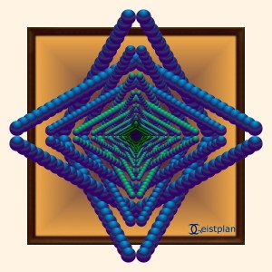 Mandala von Geistplan ("Mandala der Raumillusion2)