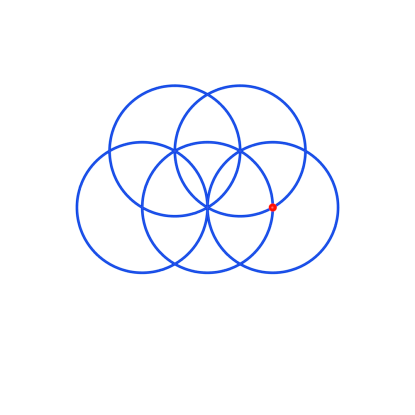 Anleitung: Blume des Lebens zeichnen und malen - mit dem Zirkel