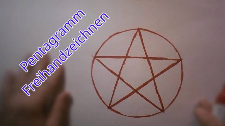 Anleitung ein Pentagramm Freihand zeichnen